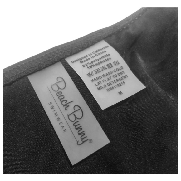 BEACH BUNNY Bikini Bottom in Black - Picture 4 of 4